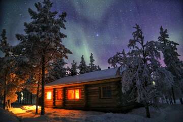Фотографии Шале Chalet Kuukkeli AuroraCabins г. Саариселькя (Финляндия) №1 Фото Шале Chalet Kuukkeli AuroraCabins г. Саариселькя 1