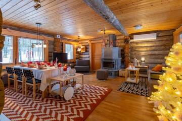 Фотографии Шале Chalet Kuukkeli AuroraCabins г. Саариселькя (Финляндия) №2 Фото Шале Chalet Kuukkeli AuroraCabins г. Саариселькя 2