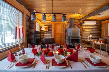 Фотографии Шале Chalet Kuukkeli AuroraCabins г. Саариселькя (Финляндия) №3 Фото Шале Chalet Kuukkeli AuroraCabins г. Саариселькя 3