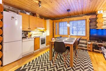 Фото номера Шале с двумя спальнями Шале Chalet Kuukkeli AuroraCabins г. Саариселькя 8