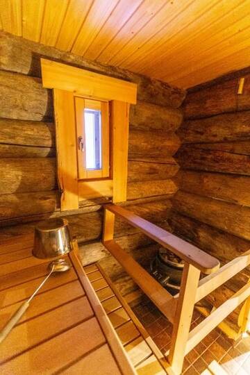 Фото номера Шале с двумя спальнями Шале Chalet Kuukkeli AuroraCabins г. Саариселькя 44
