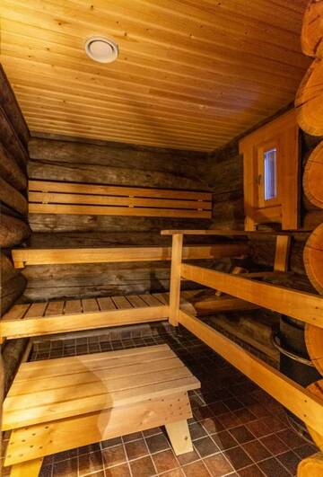 Фото номера Шале с двумя спальнями Шале Chalet Kuukkeli AuroraCabins г. Саариселькя 19