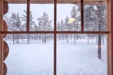 Фото номера Шале с двумя спальнями Шале Chalet Kuukkeli AuroraCabins г. Саариселькя 29