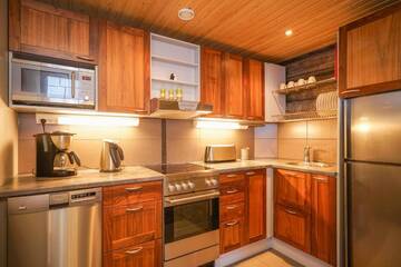 Фото номера Дом с 2 спальнями Шале Sielikkö Aurora Log Apartments г. Саариселькя 77