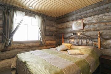 Фото номера Дом с 2 спальнями Шале Sielikkö Aurora Log Apartments г. Саариселькя 42