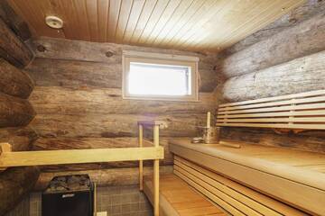 Фото номера Дом с 2 спальнями Шале Sielikkö Aurora Log Apartments г. Саариселькя 43