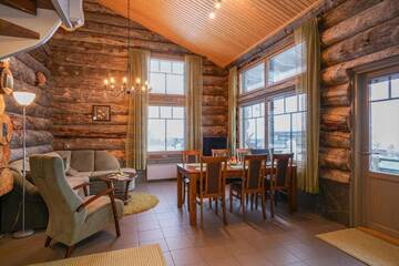 Фото номера Дом с 2 спальнями Шале Sielikkö Aurora Log Apartments г. Саариселькя 47