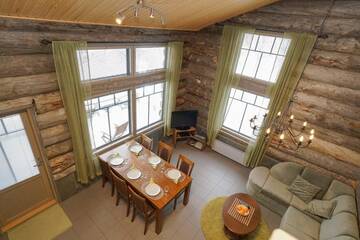 Фото номера Дом с 2 спальнями Шале Sielikkö Aurora Log Apartments г. Саариселькя 54