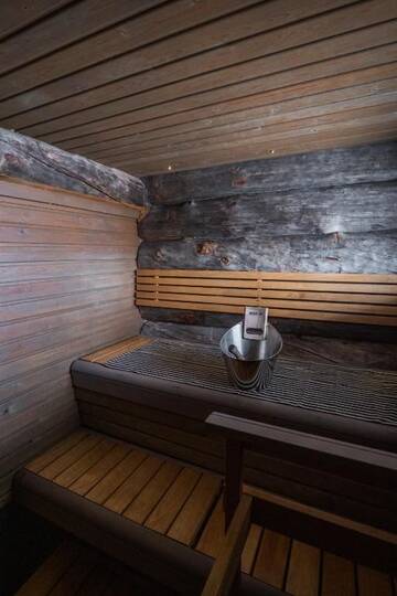 Фото номера Дом с 2 спальнями Шале Sielikkö Aurora Log Apartments г. Саариселькя 110