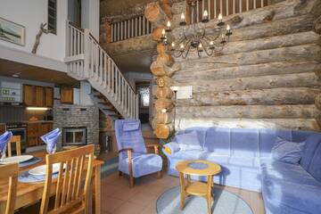 Фото номера Дом с 2 спальнями Шале Sielikkö Aurora Log Apartments г. Саариселькя 18