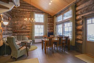 Фото номера Дом с 2 спальнями Шале Sielikkö Aurora Log Apartments г. Саариселькя 15
