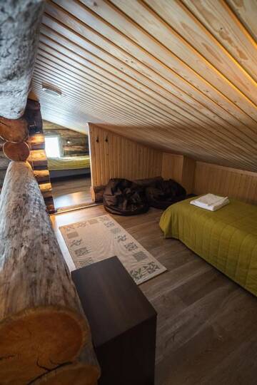 Фото номера Дом с 2 спальнями Шале Sielikkö Aurora Log Apartments г. Саариселькя 113