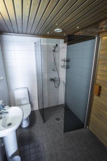 Фото номера Дом с 2 спальнями Шале Sielikkö Aurora Log Apartments г. Саариселькя 120