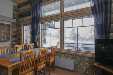 Фото номера Дом с 2 спальнями Шале Sielikkö Aurora Log Apartments г. Саариселькя 23