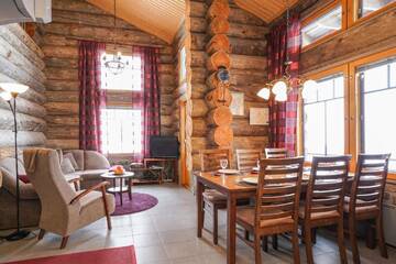 Фото номера Дом с 2 спальнями Шале Sielikkö Aurora Log Apartments г. Саариселькя 29