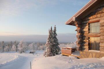 Фото номера Дом с 2 спальнями Шале Sielikkö Aurora Log Apartments г. Саариселькя 81