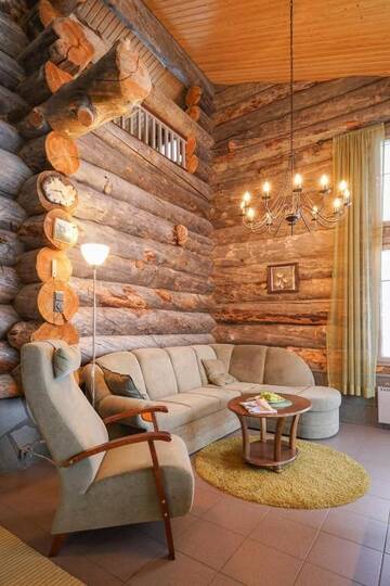 Фото номера Дом с 2 спальнями Шале Sielikkö Aurora Log Apartments г. Саариселькя 88