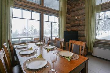 Фото номера Дом с 2 спальнями Шале Sielikkö Aurora Log Apartments г. Саариселькя 82