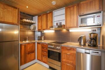Фото номера Дом с 2 спальнями Шале Sielikkö Aurora Log Apartments г. Саариселькя 83