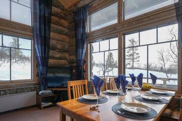 Фото номера Дом с 2 спальнями Шале Sielikkö Aurora Log Apartments г. Саариселькя 96