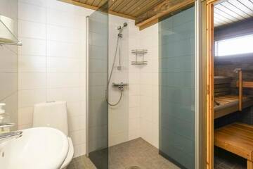 Фото номера Дом с 2 спальнями Шале Sielikkö Aurora Log Apartments г. Саариселькя 92