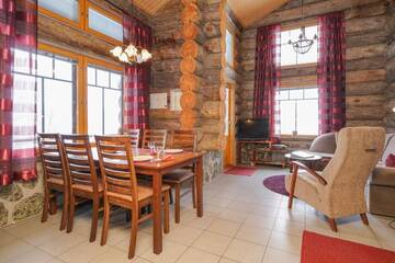 Фото номера Дом с 2 спальнями Шале Sielikkö Aurora Log Apartments г. Саариселькя 94