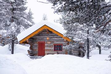 Фото номера Шале (для 4 взрослых) Отель Kakslauttanen Arctic Resort - Igloos and Chalets г. Саариселькя 2