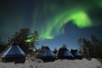 Фото номера Коттедж Aurora Отель Wilderness Hotel Muotka &amp; Igloos г. Саариселькя 13