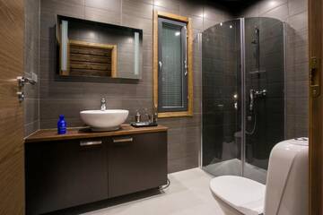 Фото номера Вилла «1» с 4 спальнями и сауной Виллы Villas Karhunpesä г. Саариселькя 8