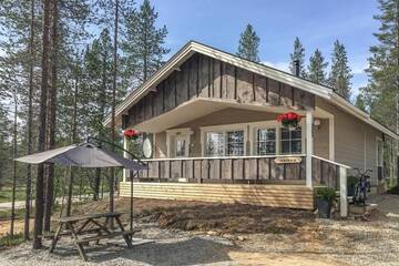 Фото номера Вилла с 2 спальнями Виллы Villa Haukka г. Саариселькя 58