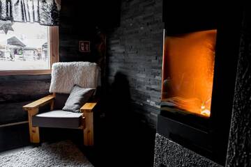 Фото номера Коттедж с 2 спальнями Дома для отпуска Polar Aurora Cabins г. Саариселькя 6