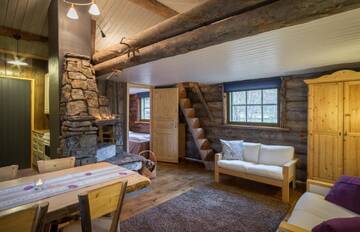 Фото номера Апартаменты с 1 спальней Дома для отпуска Polar Aurora Cabins г. Саариселькя 7
