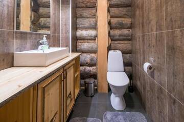 Фото номера Коттедж с 2 спальнями Дома для отпуска Polar Aurora Cabins г. Саариселькя 7