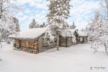 Фото номера Апартаменты с 1 спальней Дома для отпуска Polar Aurora Cabins г. Саариселькя 4