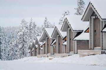 Фото номера Коттедж Aurora Курортные отели Northern Lights Village г. Саариселькя 15