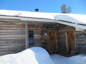 Фото номера Апартаменты с 2 спальнями Шале Lapin Kutsu Log Cabins г. Саариселькя 15
